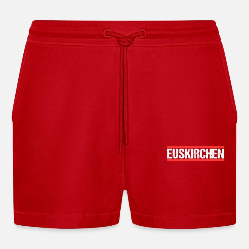 Euskirchenerin Euskirchener Euskirchen - Short bio décontracté court fabriqué en UE - rouge