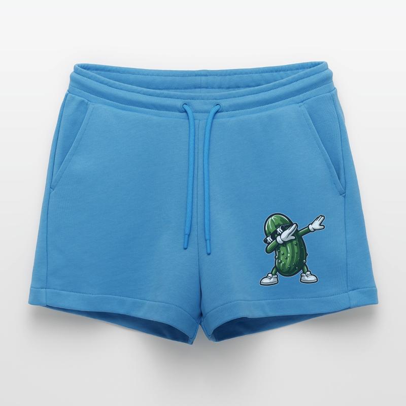 Dabbing Cornichon Dab Concombre Cornichon à l’aneth Drôle Short bio décontracté court fabriqué en UE