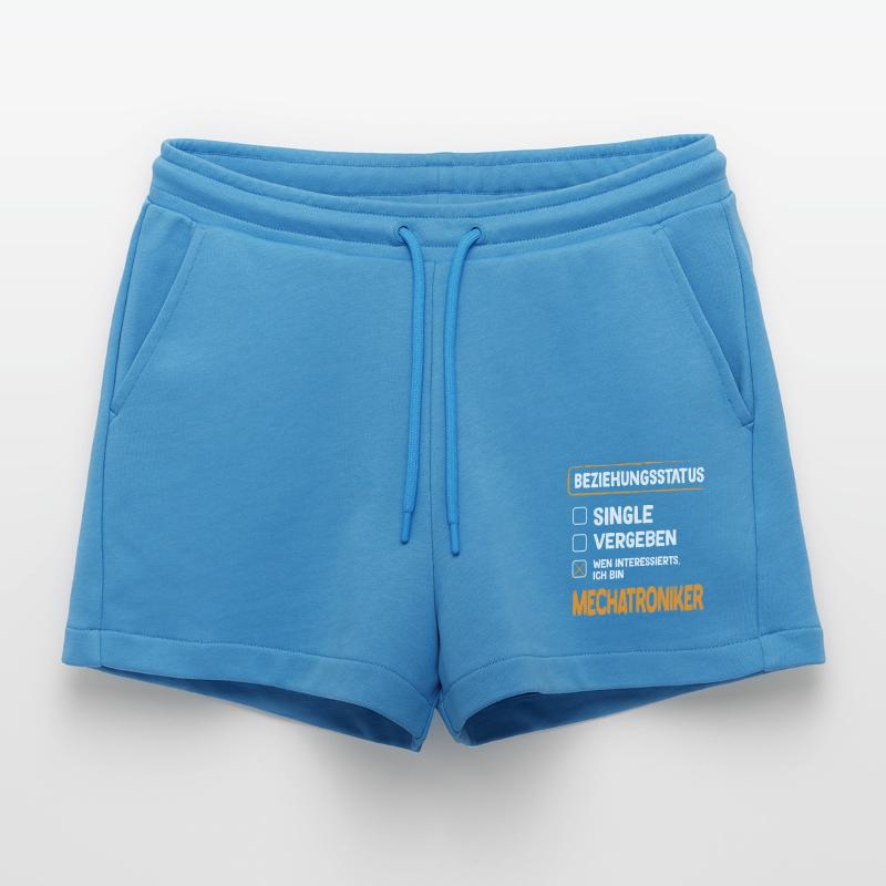 Mechatronics Technician Relationship Status Mechatronics Technician Organic Relaxed Cropped Shorts Made in EU
