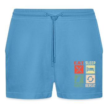Manger dormir Paintball Répéter Paintballer Tactique Pl - Short bio décontracté court fabriqué en UE -  Sol Blue - Devant