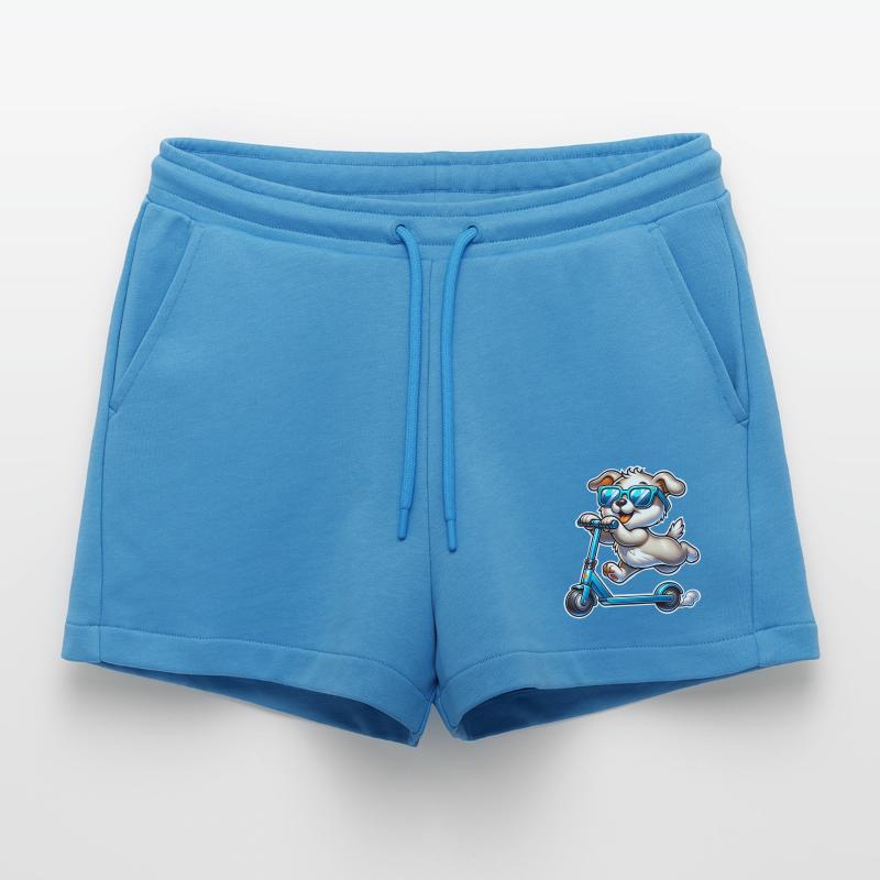 Tretroller E-Scooter E-Roller Organic Relaxed Cropped Shorts Made in EU