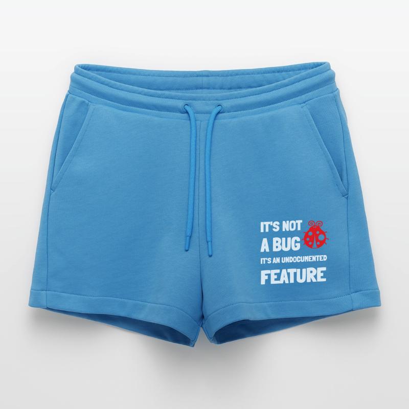 Informatik Informatiker Witz lustiger Spruch Coder Organic Relaxed Cropped Shorts Made in EU