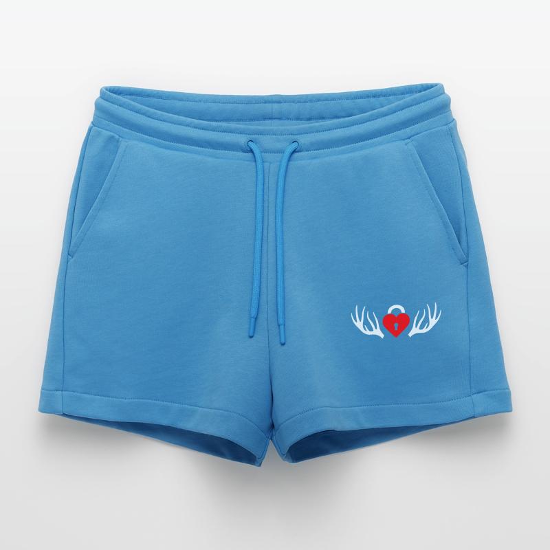Cuckold horns Organic Relaxed Cropped Shorts Made in EU
