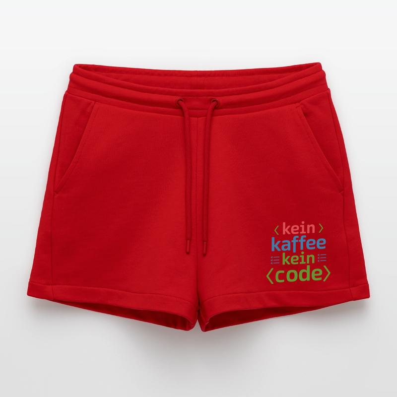 No Coffee No Code Programmeur Informaticien Short bio décontracté court fabriqué en UE