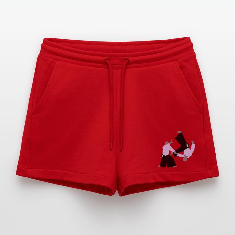 aikido Organic relaxed cropped shorts made in EU