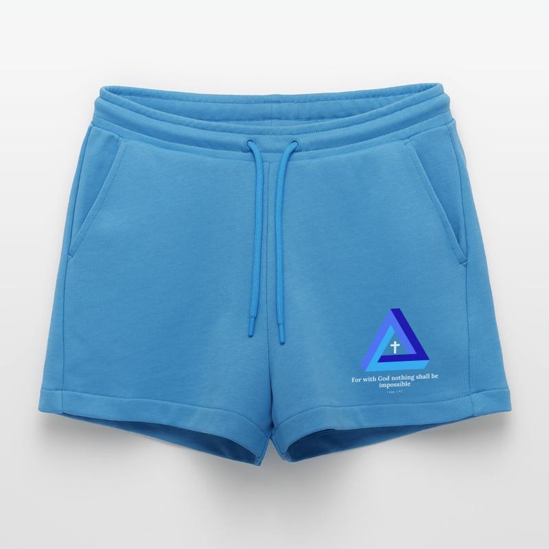 For with God, nothing shall be impossible. Hatch Organic Relaxed Cropped Shorts Made in EU