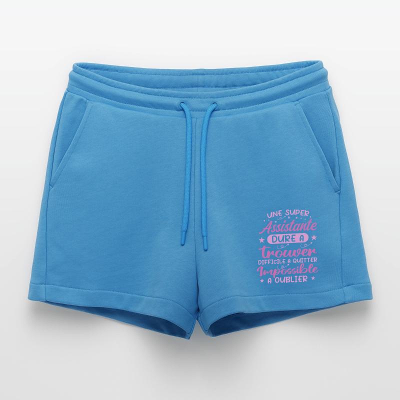 A Super Assistant - Assistant Gift Organic Relaxed Cropped Shorts Made in EU
