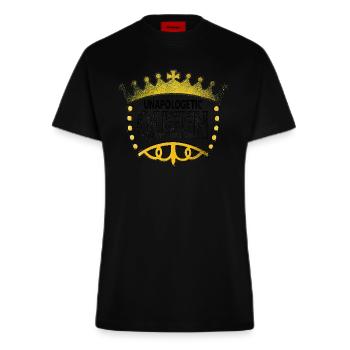 Reine sans vergogne - T-shirt bio slim fit fabriqué en UE - SOLID BLACK - Devant