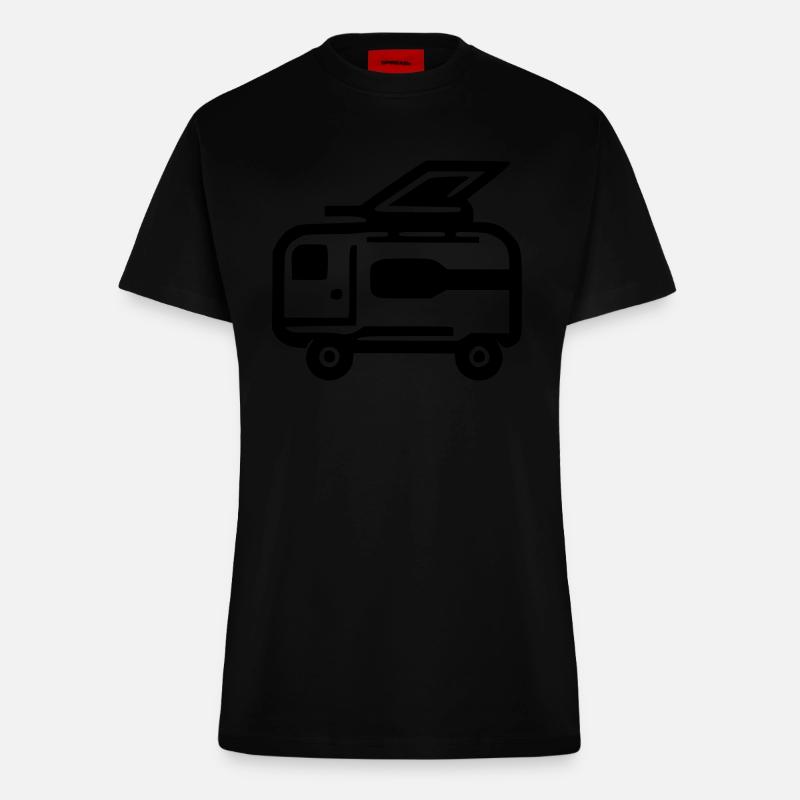 Karawane - Fitted T-Shirt - made by SPREAD - SOLID BLACK