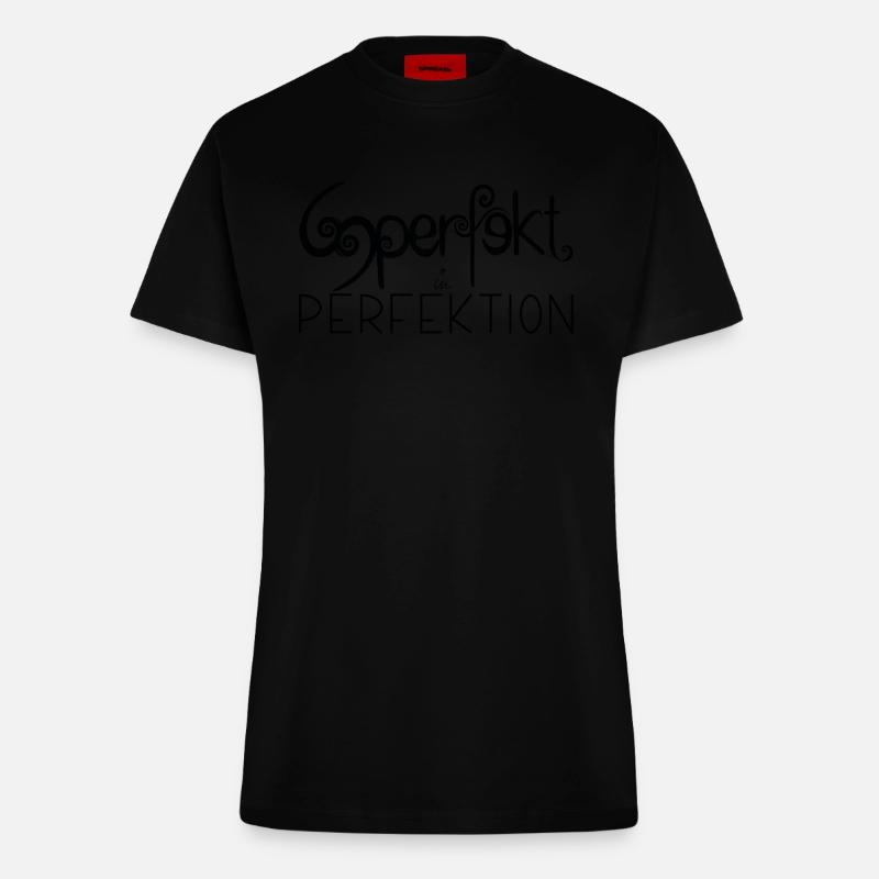 Statement - Fitted T-Shirt - made by SPREAD - SOLID BLACK