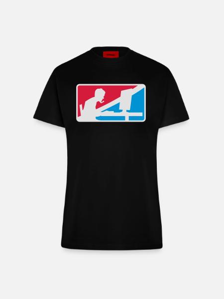Progamer | eSports - Fitted T-Shirt - made by SPREAD - SOLID BLACK