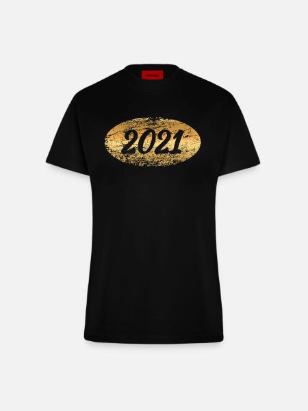 Edelmetall 2021 - Fitted T-Shirt - made by SPREAD - SOLID BLACK