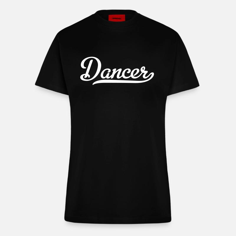 Dancer - Fitted T-Shirt - made by SPREAD - SOLID BLACK