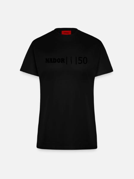 Nador ا 50 - Fitted T-Shirt - made by SPREAD - SOLID BLACK