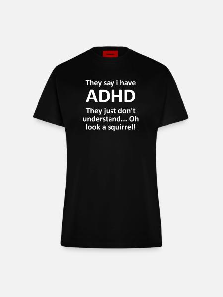 ADHS - Fitted T-Shirt - made by SPREAD - SOLID BLACK