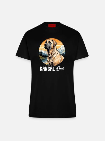 Hund Kangal - Fitted T-Shirt - made by SPREAD - SOLID BLACK
