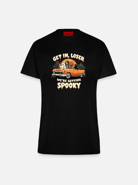 HALLOWEEN - Fitted T-Shirt - made by SPREAD - SOLID BLACK