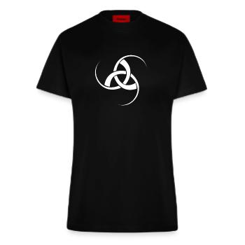 Triskell - Fitted T-Shirt - made by SPREAD - SOLID BLACK - Front