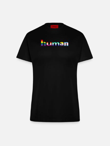 Unity in Diversity - Fitted T-Shirt - made by SPREAD - SOLID BLACK