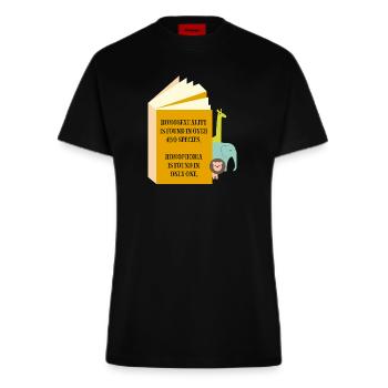 Species - Fitted T-Shirt - made by SPREAD - SOLID BLACK - Vorne