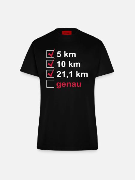 Marathon - Fitted T-Shirt - made by SPREAD - SOLID BLACK