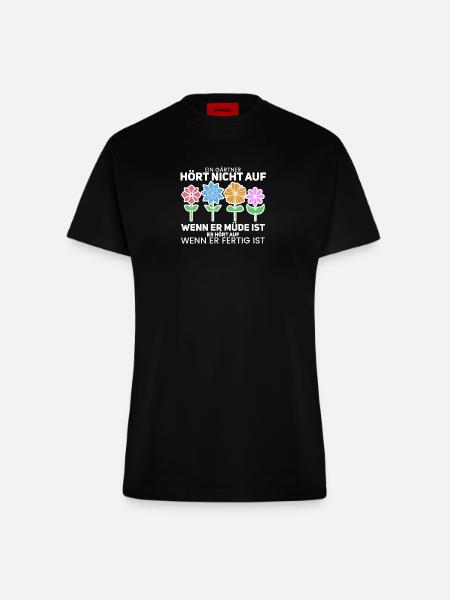 Gärtner - Fitted T-Shirt - made by SPREAD - SOLID BLACK