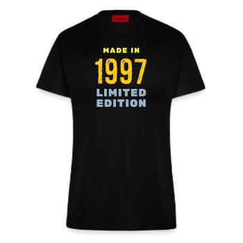 1997 - Fitted T-Shirt - made by SPREAD - SOLID BLACK - Front