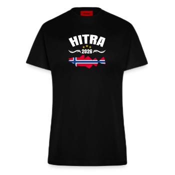 Hitra Angeltour 2026 - Fitted T-Shirt - made by SPREAD - SOLID BLACK - Vorne