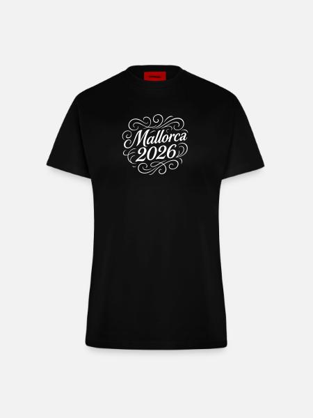 Mallorca 2026 - Fitted T-Shirt - made by SPREAD - SOLID BLACK
