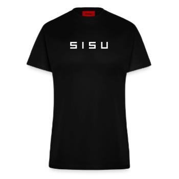 Sisu - Fitted T-Shirt - made by SPREAD - SOLID BLACK - Vorne