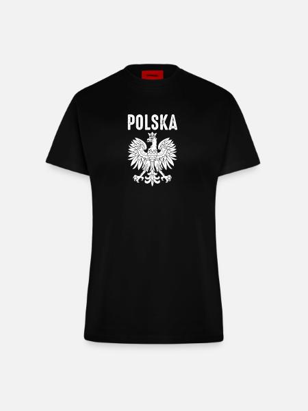 Polen - Fitted T-Shirt - made by SPREAD - SOLID BLACK