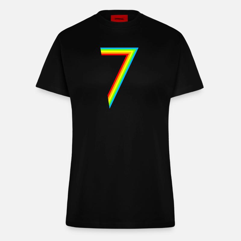 Schon 7 Jahre! - Fitted T-Shirt - made by SPREAD - SOLID BLACK