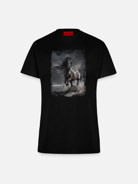 Arabisch - Fitted T-Shirt - made by SPREAD - SOLID BLACK