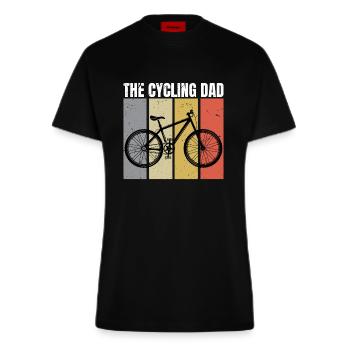 Il papà del ciclismo - Maglietta ecologica aderente Made in UE - SOLID BLACK - Fronte