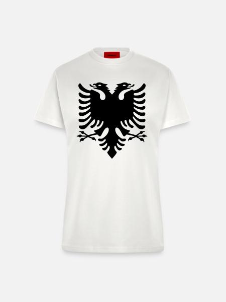 Albania - Fitted T-Shirt - made by SPREAD - OFF WHITE