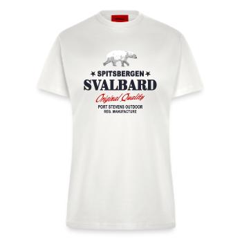 Spitsbergen - Svalbard - Spitzbergen - Polar Bear - Fitted T-Shirt - made by SPREAD - OFF WHITE - Vorne