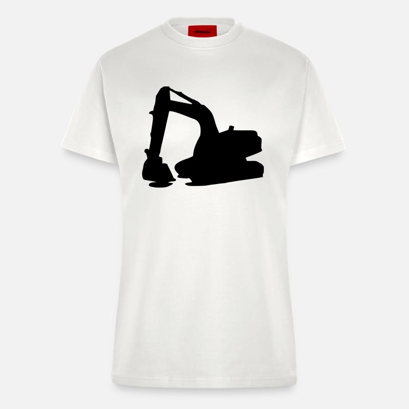 Bagger - Fitted T-Shirt - made by SPREAD - OFF WHITE