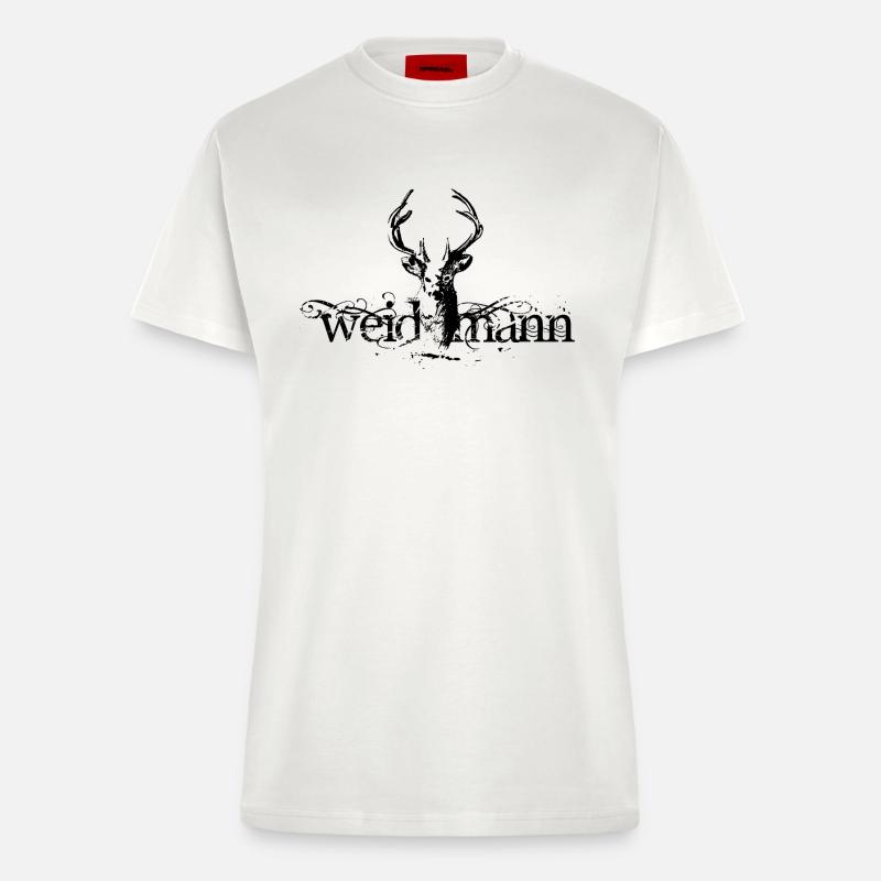 Weidmann schwarz Partnerlook - Fitted T-Shirt - made by SPREAD - OFF WHITE