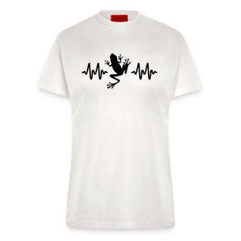 Frosch - Fitted T-Shirt - made by SPREAD - OFF WHITE - Vorne