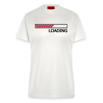 Loading Ladebalken Loading Bar - Fitted T-Shirt - made by SPREAD - OFF WHITE - Vorne