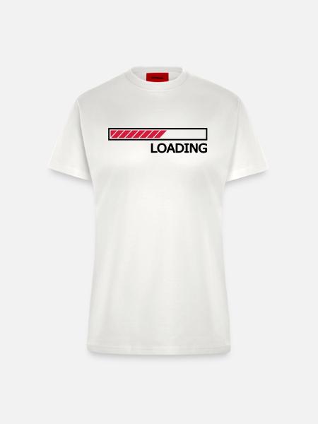 Loading Ladebalken Loading Bar - Fitted T-Shirt - made by SPREAD - OFF WHITE