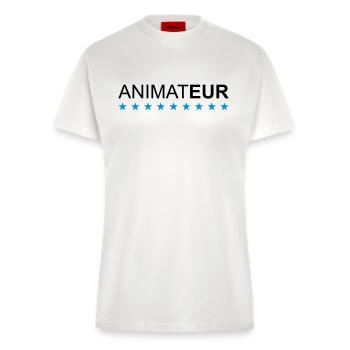 Animateur - Fitted T-Shirt - made by SPREAD - OFF WHITE - Vorne