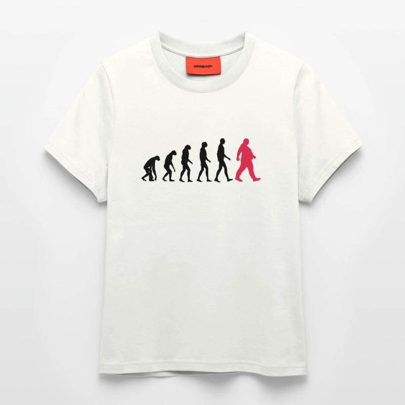 "BOLD" evolution - d'entre eux sont obèse Dick - T-shirt bio slim fit fabriqué en UE