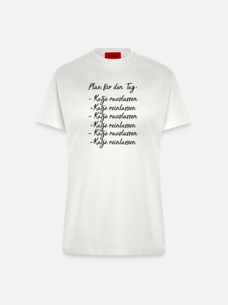 Katzenliebhaber - Fitted T-Shirt - made by SPREAD - OFF WHITE