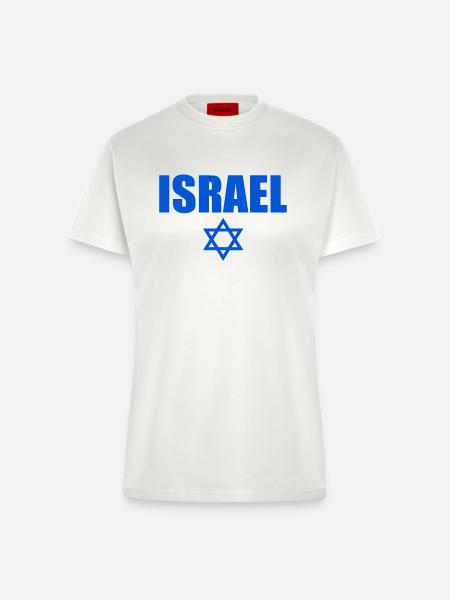 Israel - Fitted T-Shirt - made by SPREAD - OFF WHITE