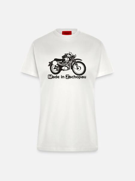 MZ ETS250 GS - Fitted T-Shirt - made by SPREAD - OFF WHITE