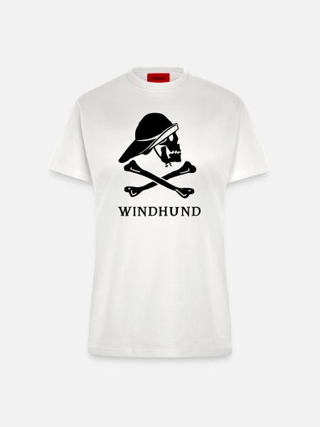 ~ Windhund ~ - Fitted T-Shirt - made by SPREAD - OFF WHITE