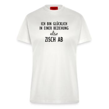 Zisch ab - Fitted T-Shirt - made by SPREAD - OFF WHITE - Vorne