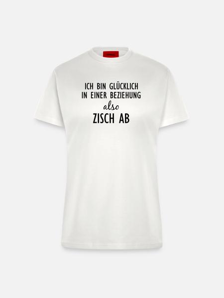 Zisch ab - Fitted T-Shirt - made by SPREAD - OFF WHITE