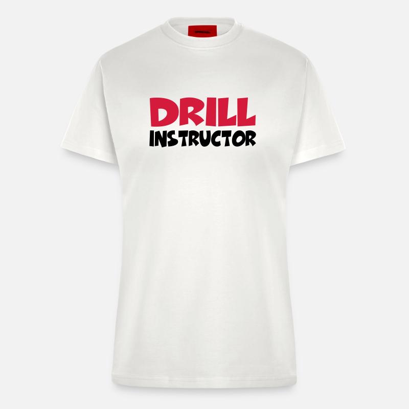 Drill Instructor - Fitted T-Shirt - made by SPREAD - OFF WHITE